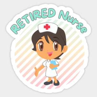 Retired Nurse Sticker